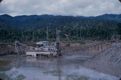 [Gold dredge in Morobe Province, Papua New Guinea]