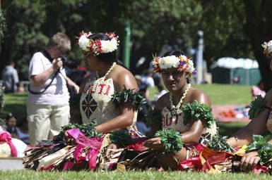 Tongan Village, Pasifika Festival, 2016.