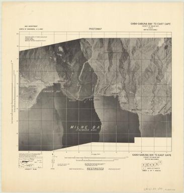 [Papua New Guinea 1:30,000 photomap] (Gaba-Gabuna to East Cape 3)