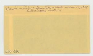 [Kīlauea in Hawaii, envelope IE32-293]