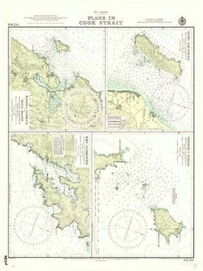 [New Zealand hydrographic charts]: New Zealand. Plans in Cook Strait. (Sheet 64)