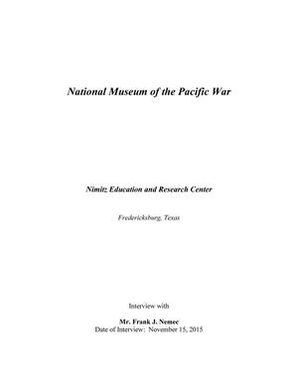 Oral History Interview with Frank Nemec, November 15, 2015