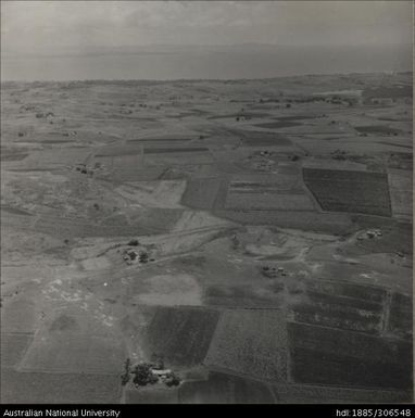 Aerial views of fields and crops