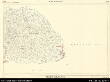 Papua New Guinea, Huon, Road Inventory Series, Sheet 26, 1:250 000, 1967