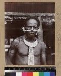 Portrait of sorcerer, Papua New Guinea, ca.1905-1915