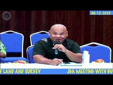 11th OEK, The Senate JGA Committee Meeting with Land And Survey