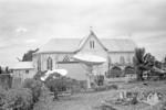 The church built in 1931 and Teletok receiver erected 1996