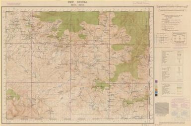 Bena Bena / survey & compilation: surveyed in Nov. 43 and compiled in Aug. 44 by 3 Fd. Svy. Coy. (AIF), Aust. Svy. Corps., with aid of air photos ; reproduction, LHQ Cartographic Coy., Aust. Svy. Corps, Jun. 45