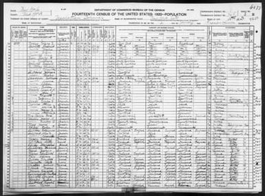 New York: NEW YORK County, Enumeration District 749, Sheet No. 5B