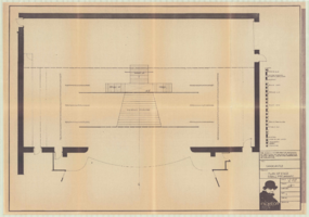 Set design drawings