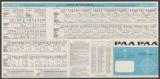 Pan American World Airways condensed schedules from U.S.A., May 1, 1959