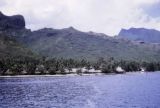 French Polynesia, beach houses at Bali Hai Resort on Moorea Island