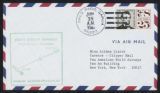 Pan American inaugural nonstop 707 jet service: Pago Pago-Noumea