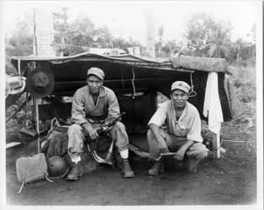 Indian Marine and their Guam Tepee