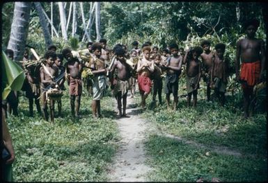 Village boys (1) : Goodenough Island, D'Entrecasteaux Islands, Papua New Guinea, 1956-1958 / Terence and Margaret Spencer