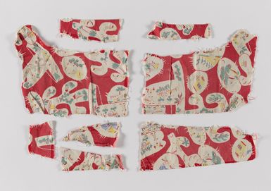 Betty Curnow's shirt fragments