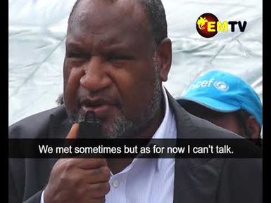 MARAPE APOLOGISES FOR DELAY VISIT