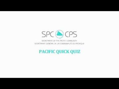 Pacific Quick Quiz - 18/03/2015 Quiz Answer