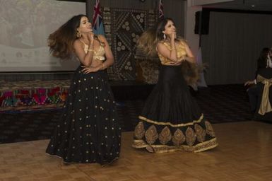 Bollywood dance performance at inaugural fund raising dinner for maternal care hospitals in Fiji, 8 October 2021 / Michael Singh