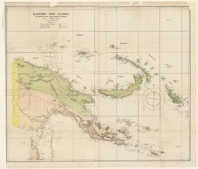 Eastern New Guinea and adjacent islands, showing district boundaries (17)