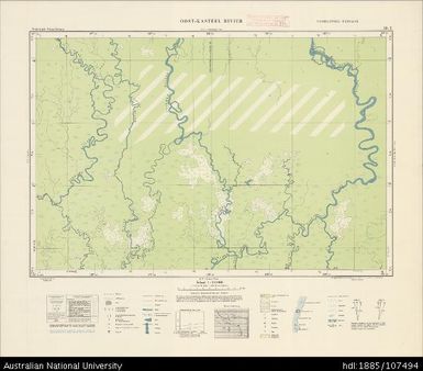 Indonesia, Western New Guinea, Oost-Kasteel Rivier, Series: Nederlands-Nieuw-Guinea, Sheet 19-T, 1956, 1:100 000