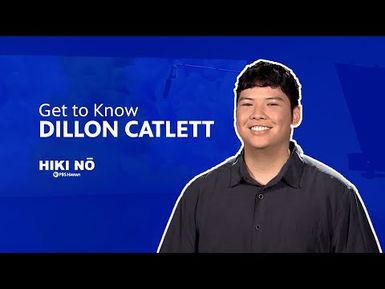 Get to Know Dillon Catlett | HIKI NŌ on PBS HAWAIʻI