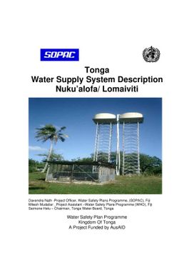 Sanitation and Wastewater Management in Tonga