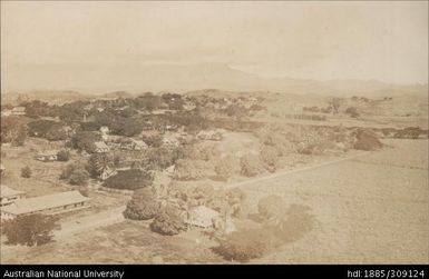 Lautoka from Mill chimney, prior to hurricane