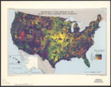 Distribution of older Americans in 1970 related to year of maximum county of population / Prepared by Geography Division, in cooperation with Population Division, Bureau ofthe Census.