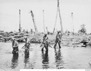 1943-01-27. PAPUA. ALLIED ADVANCE ON SANANANDA. WATER, MUD, AND SLUSH ARE ALMOST THE ALLIED TROOPS INSEPARABLE COMPANIONS IN PAPUA. FOR WEEKS THE ALLIES HAVE BEEN ADVANCING, SOMETIMES UP TO THEIR ..