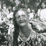 Portrait of an old Polynesian woman