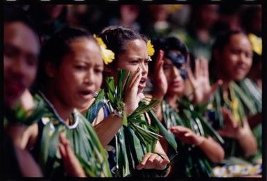 Auckland Secondary Schools Māori and Pacific Islands Cultural Festival. Otahuhu College's Niuean Group