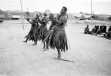 Malaysia, men performing meke at Republic of Fiji Military Forces camp