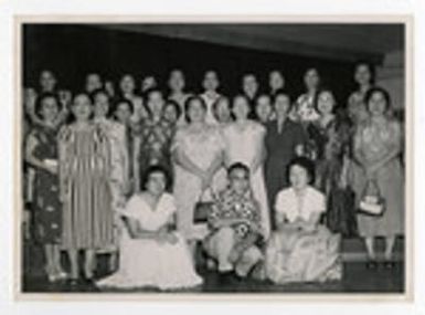 Betty Takamori with group of women