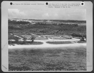 27Th Army Division Cemetery On Saipan In The Marianas Islands. (U.S. Air Force Number 60385AC)