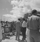 Tourists awaiting to visit Moorea