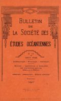 Bulletin de la Société des Études Océaniennes numéro 14