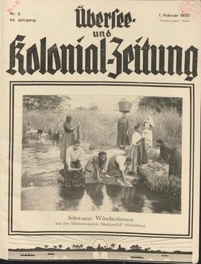 Übersee- und Kolonialzeitung, 44. Jg. 1. March 1932, No. 2.