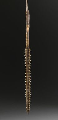 Sharp sword with shark teeth