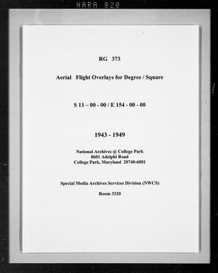 Overlay indexes for degree square 11S154E