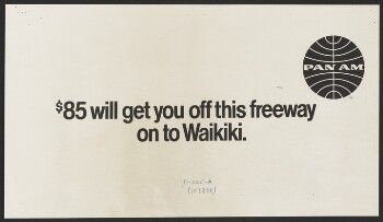 $85 will get you off this freeway on to Waikiki.