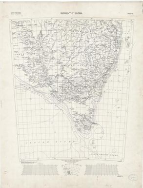 Geological map of the world Australia and Oceania (Sheet 12)