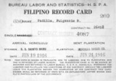 Padilla, Fulgencio R.