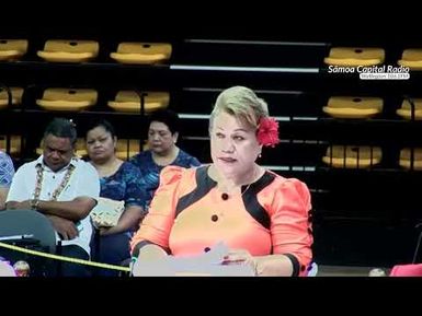 Tala Fa’atatau ‘Autū ‘o le Tupe 2025/2026 - Hon. Mulipola Anarosa Molio’o – 06 OCT 2025