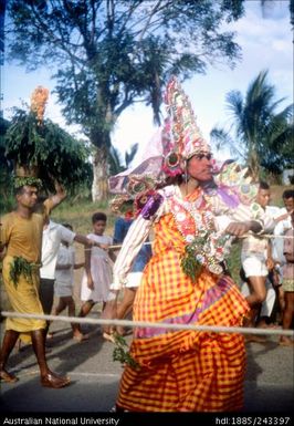 Woman in ceremonial dress