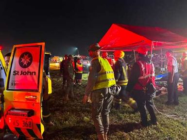 Fiji's First Full-Scale Night-Time Airport Crash Simulation