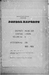 Patrol Reports. Milne Bay District, Losuia, 1955 - 1956