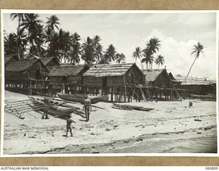 LEILEI, PAPUA. 1943-12-02. GENERAL VIEW OF THE VILLAGE