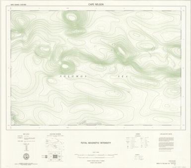 New Guinea 1:250,000 total magnetic intensity: Cape Nelson (Sheet C55/B1-60)