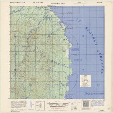 Bismarck Archipelago 1:50,000 provisional map (Rugen)